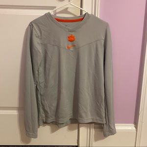 NIKE Clemson Long Sleeve DriFit Shirt